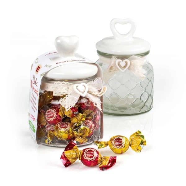 Biscottiera in vetro 175g