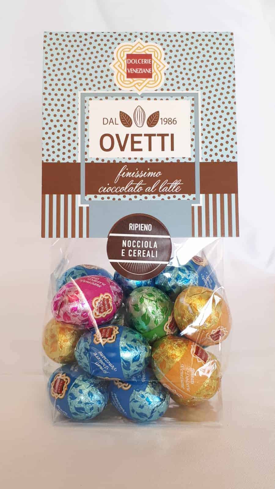 Ovetti al Cioccolato Al Latte Ripieni Di Crema Cacaco&Cereali